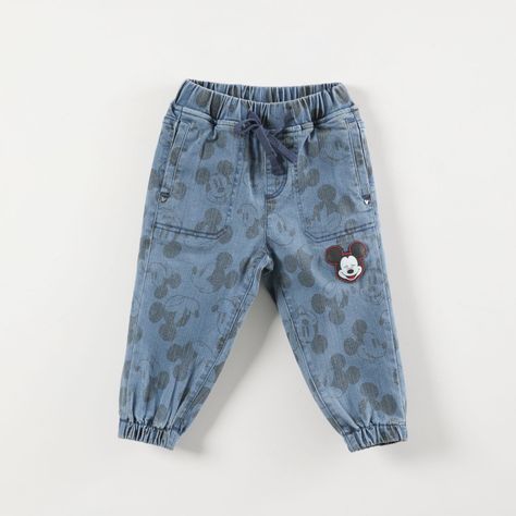 Jeans Niño Caras Mickey Denim Disney-0