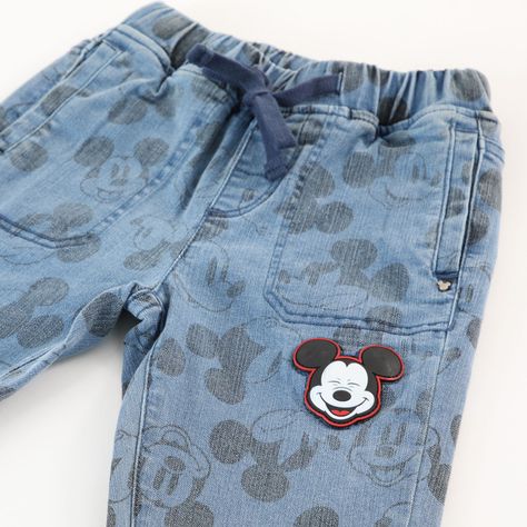 Jeans Niño Caras Mickey Denim Disney-2
