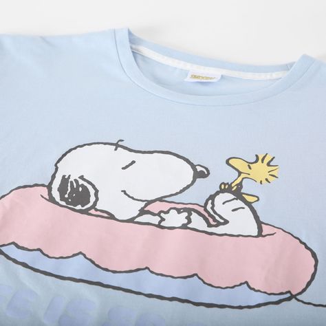 Pijama Corto Mujer Summer Snoopy Morado-2