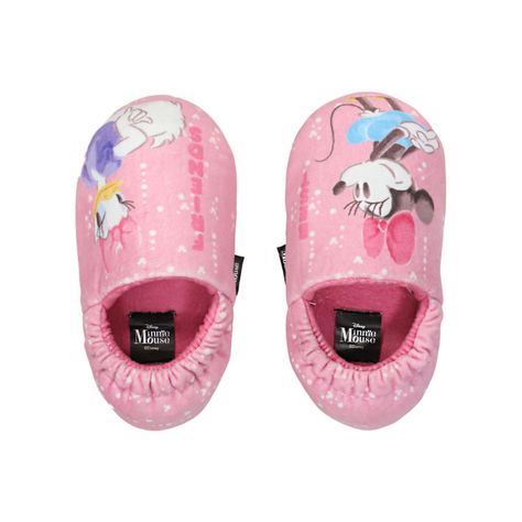 Pantufla Niña Minnie Dance Rosado Disney-1
