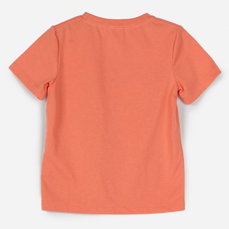 Polera Manga Corta Niño Brillante Naranjo Paw Patrol-1