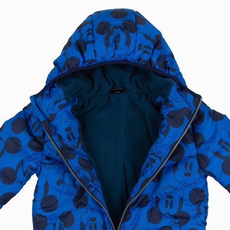 Parka Niño Caras Mickey Azul Disney-1