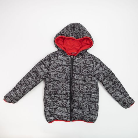 Parka Niño Iconos Gris Marvel-0