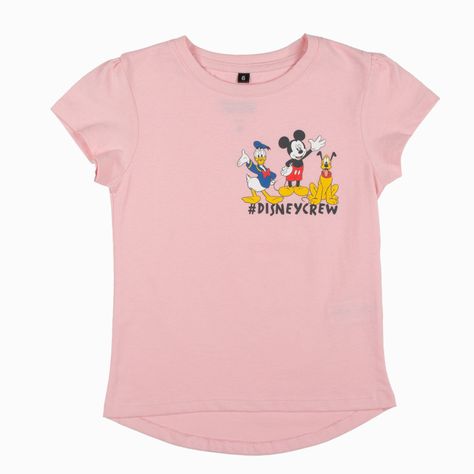 Pack Poleras Niña Mickey y sus Amigos Rosado Disney-1