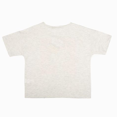 Polera Niña Tres Corazones Gris Snoopy-3