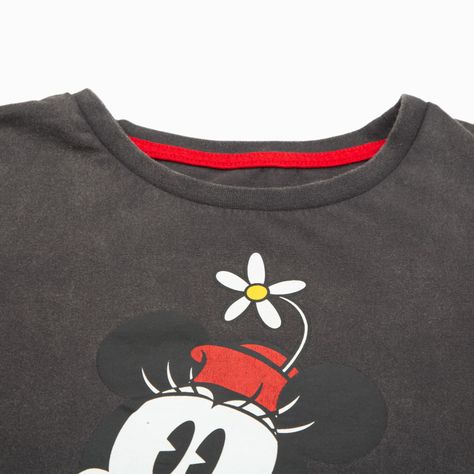 Polera Manga Larga Niña Feliz Gris Minnie Disney-2