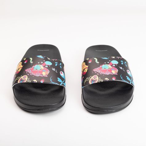 Sandalias Hombre Just them Negro Rick and Morty-2