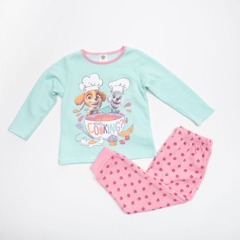 Pijama Niña Cooking Celeste Paw Patrol-0