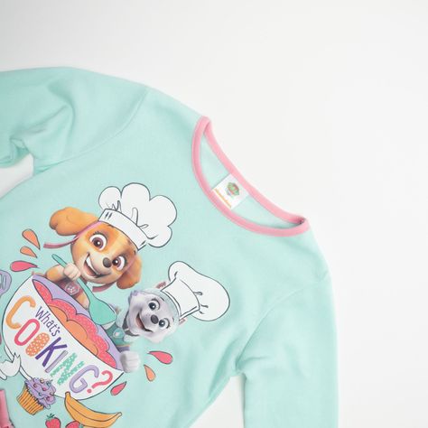 Pijama Niña Cooking Celeste Paw Patrol-2