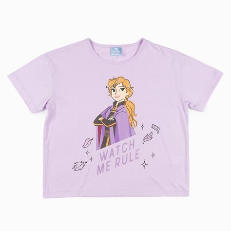 Polera Niña Watch Me Rule Frozen Morado Disney-3