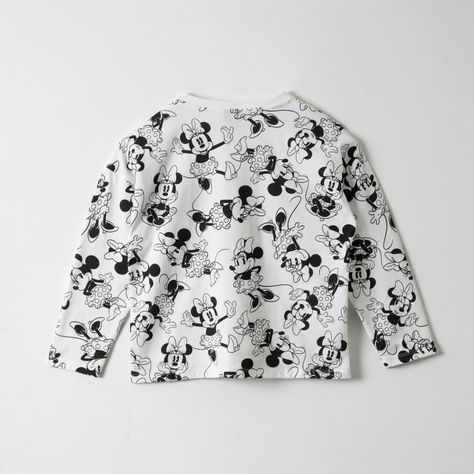 Polera Manga Larga Niña Minnie Monochromatic Blanco Disney-2