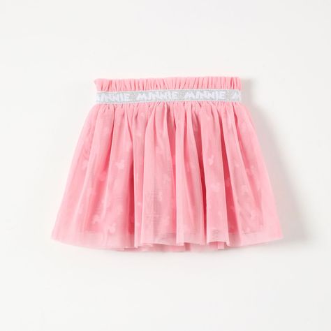Falda Niña Full Print Minnie Rosado Disney-2