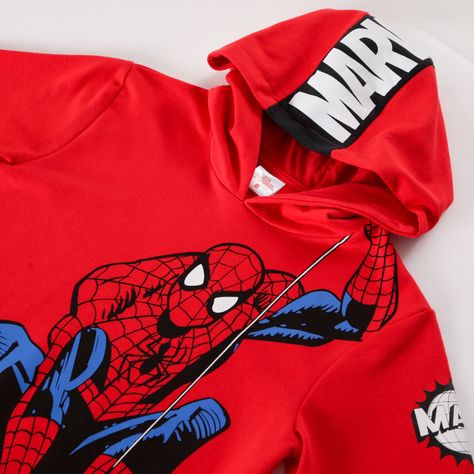 Buzo Niño Spiderman Rojo Marvel-1