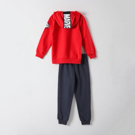 Buzo Niño Spiderman Rojo Marvel-3