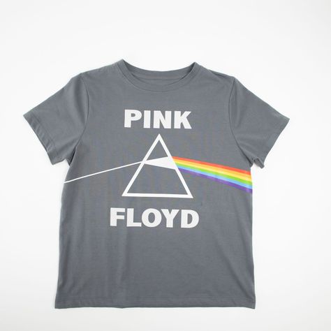 Polera Mujer  Pink Floyd Prisma Gris-0