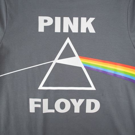Polera Mujer  Pink Floyd Prisma Gris-1