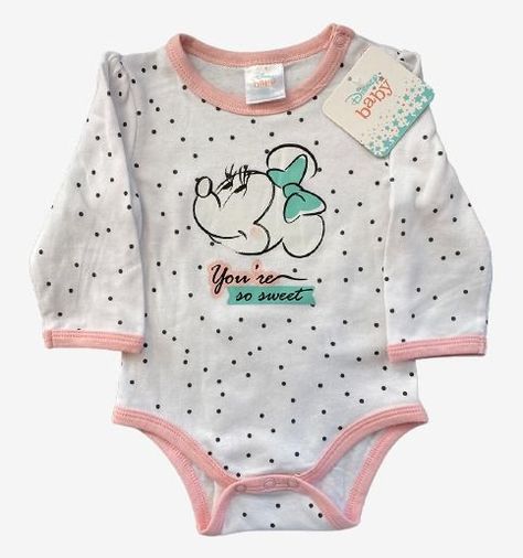 Body Bebe Minnie Rosado Disney-0