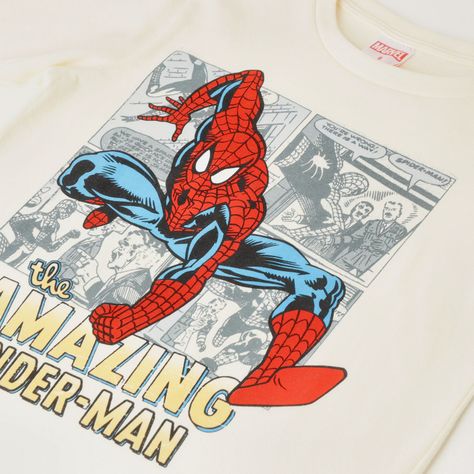 Conjunto Pijama Niño Spiderman Viñeta Beige Marvel-1