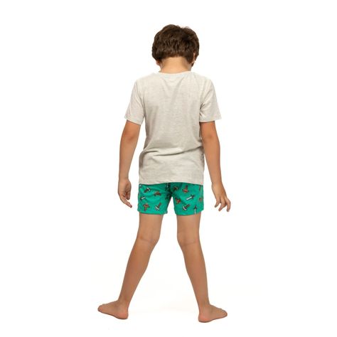 Pijama Niño SURVIVAL Gris Minecraft-1