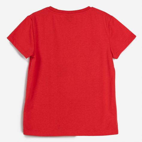 Pack Polera Manga Corta Niña Minnie Daisy Rojo Disney-4
