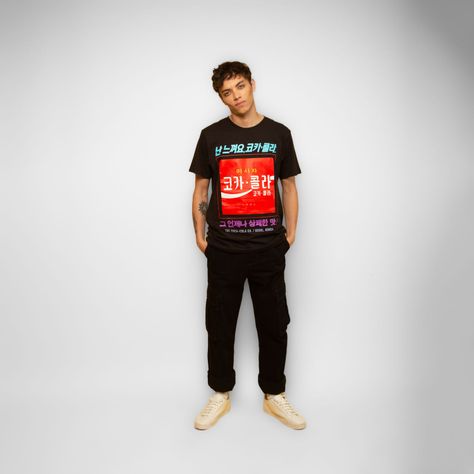 Polera Hombre Coca Cola  Negro-2