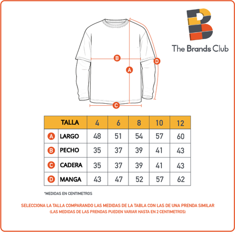 Polera Manga Larga Niño Mickey Letters Negro Disney-3