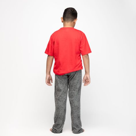 Pijama Niño Spiderman Aracnido Rojo Marvel-1