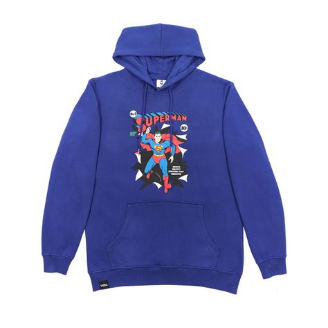 Poleron Hombre Superman Team Up Azul DC Comics-0