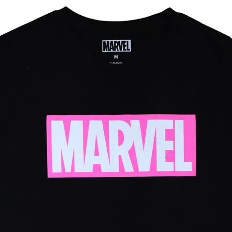Polera Mujer Logo Negro Marvel-4