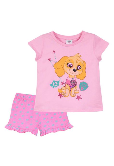 Pijama Niña Skye Cute Rosado Paw Patrol-2