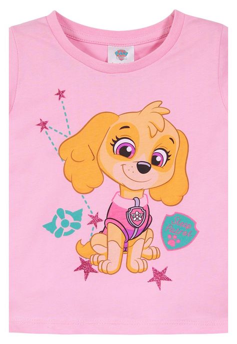 Pijama Niña Skye Cute Rosado Paw Patrol-4
