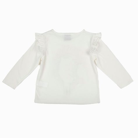 Polera Manga Larga Niña Glitter Blanco Gabby Dollhouse-4