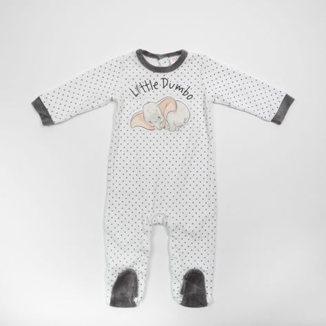 Body Bebe Dumbo Little Blanco Disney-0