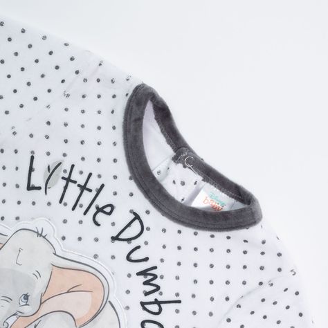 Body Bebe Dumbo Little Blanco Disney-2