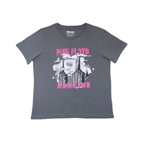 Polera Mujer Aminals Tour Gris Pink Floyd-0