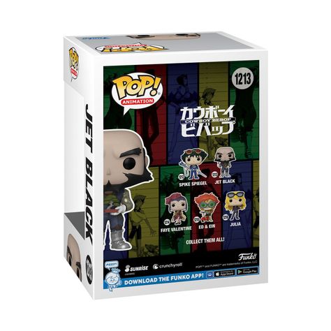 Funko Pop  Jet Black W/Bonsai Cowboy Bebop -1213-2