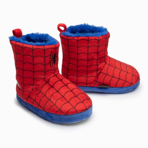 Pantufla Bota Niño Telaraña Spiderman Rojo Marvel-1