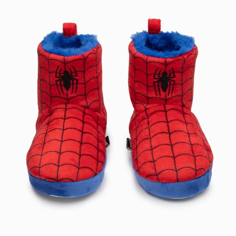 Pantufla Bota Niño Telaraña Spiderman Rojo Marvel-2