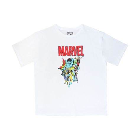 Polera Mujer Avengers Team Blanco Marvel-3