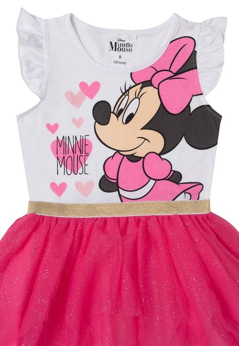 Vestido Niña Minnie Lovely Rosado Disney-2