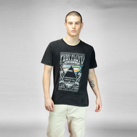 Polera Hombre YOU Pink Floyd Prisma Gris-0