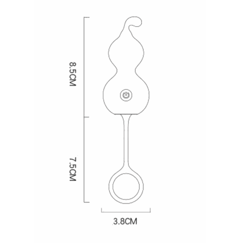 Vibrador Pequeño Porongo Termo acción-2