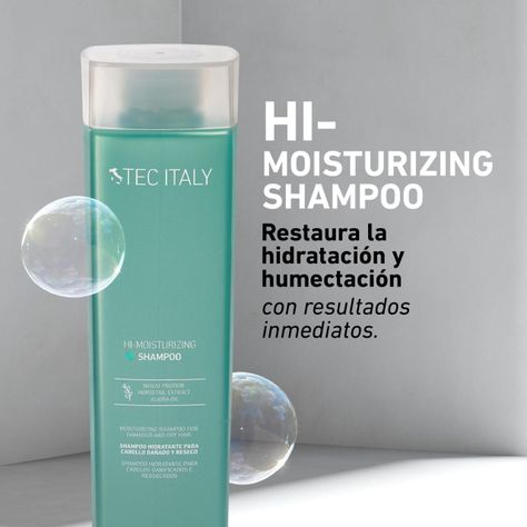 Tec Italy Hi-Moisturizing Shampoo Hidratación Cabello Dañado 300Ml-1