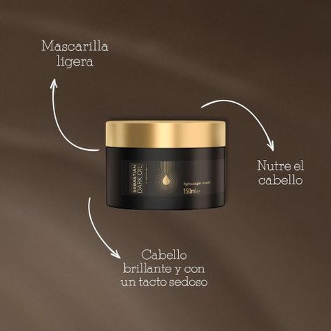 Máscara Dark Oil 150 Ml Sebastian Professional-3