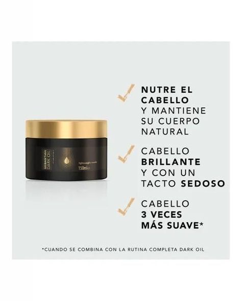Máscara Dark Oil 150 Ml Sebastian Professional-2