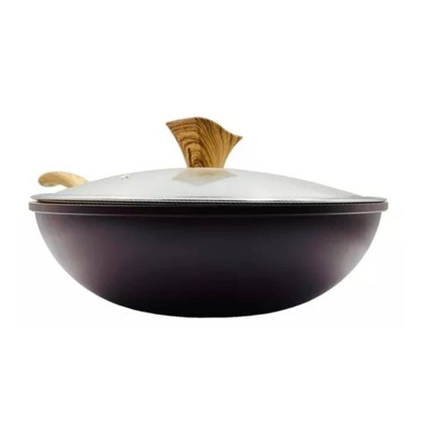 Wok con Tapa Oak Stone 30 cm-2