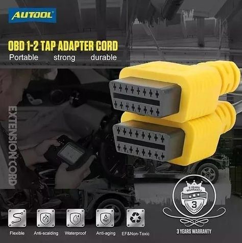Cable Obd2 Autool 1 A 2 Splitter 50 Cm Automotriz-1