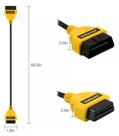 Cable Extensión Obd2 1.5mt-1