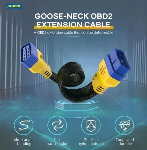 Cable Obd2 Autool De Extensión 60 Cm-1