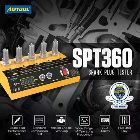 Probador De Bujías Spt360 Autool 12v-1
